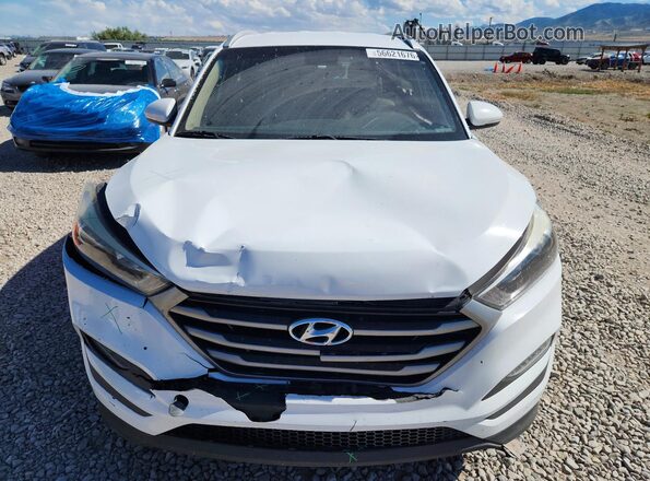KM8J33A44JU603764 2018 HYUNDAI TUCSON White წინა ხედი
