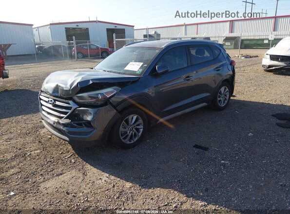 KM8J33A44JU660482 2018 HYUNDAI TUCSON Blue Передня ліва чверть