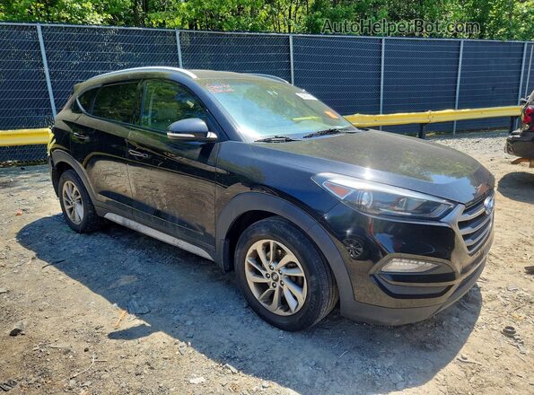 KM8J33A44JU708837 2018 HYUNDAI TUCSON Black Przód prawy