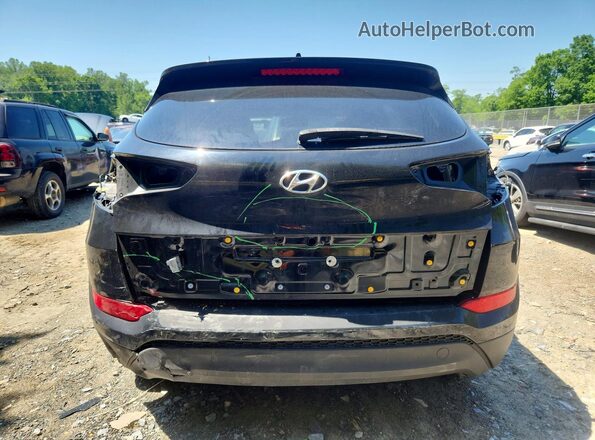 KM8J33A44JU708837 2018 HYUNDAI TUCSON Black Widok z tyłu