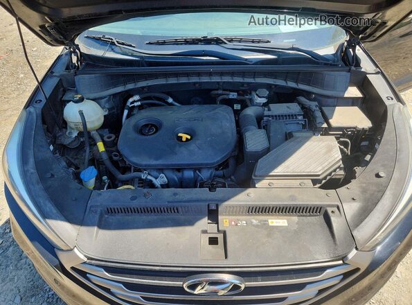 KM8J33A44JU708837 2018 HYUNDAI TUCSON Black Widok komory silnika