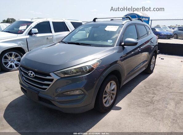KM8J33A44JU789676 2018 HYUNDAI TUCSON Gray Front left