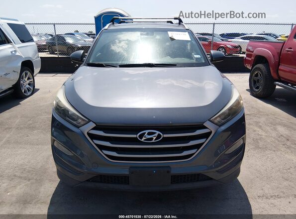KM8J33A44JU789676 2018 HYUNDAI TUCSON Gray Instrument cluster view