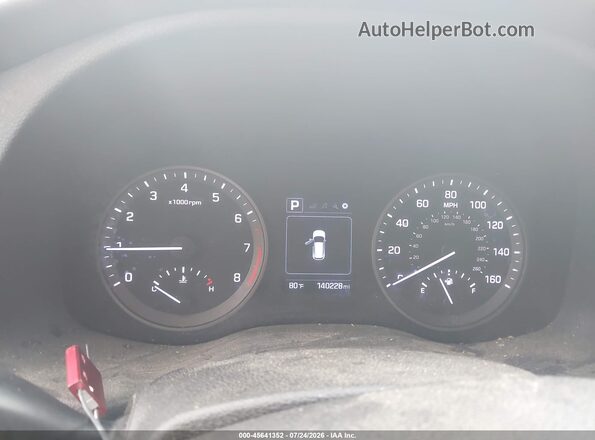 KM8J33A44JU803785 2018 HYUNDAI TUCSON Silver Вид задніх сидінь