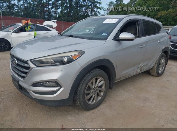 KM8J33A44JU803785 2018 HYUNDAI TUCSON Silver Передня ліва чверть