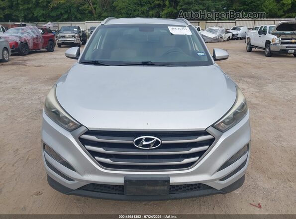 KM8J33A44JU803785 2018 HYUNDAI TUCSON Silver Вид щитка приладів