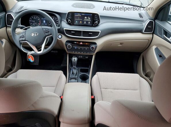 KM8J33A44LU162222 2020 HYUNDAI TUCSON Brown Dashboard view