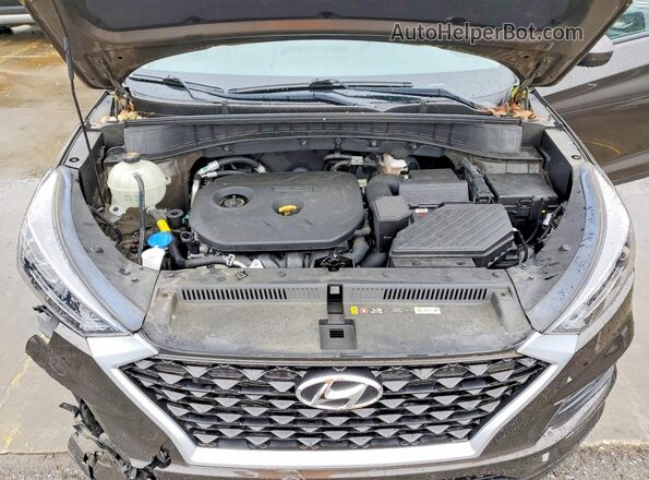 KM8J33A44LU162222 2020 HYUNDAI TUCSON Brown Engine compartment view