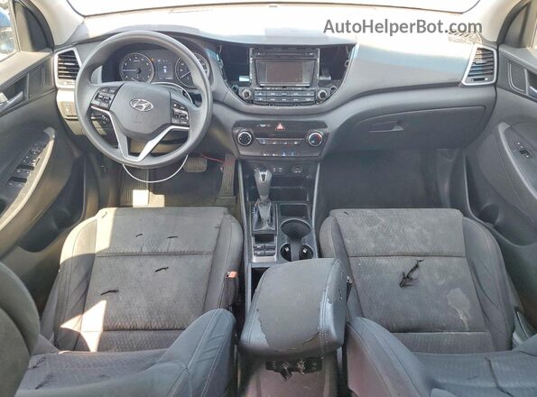 KM8J33A45GU096432 2016 HYUNDAI TUCSON Blue Widok deski rozdzielczej