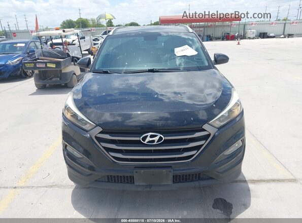 KM8J33A45GU113603 2016 HYUNDAI TUCSON Black Instrument cluster view