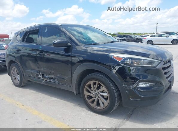 KM8J33A45GU113603 2016 HYUNDAI TUCSON Black Front view