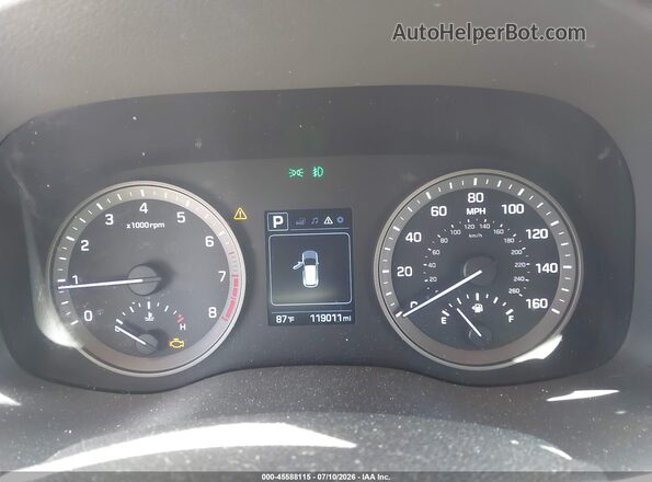 KM8J33A45GU113603 2016 HYUNDAI TUCSON Black Rear seats view