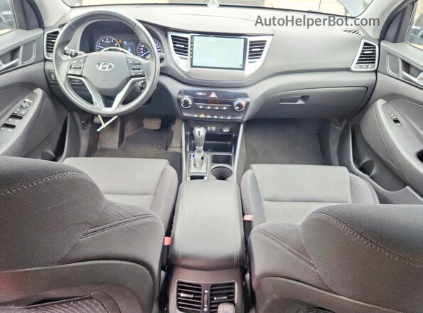 KM8J33A45GU185689 2016 HYUNDAI TUCSON Black წინა პანელის ხედი