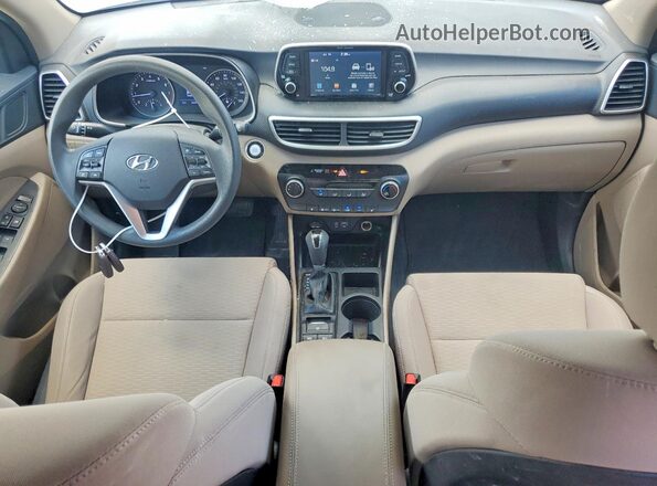 KM8J33A45KU044095 2019 HYUNDAI TUCSON White Вид панелі приладів