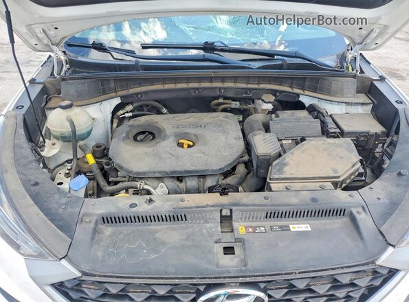 KM8J33A45KU044095 2019 HYUNDAI TUCSON White Вид підкапотного простору