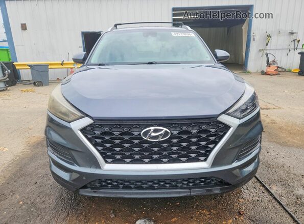 KM8J33A45MU389081 2021 HYUNDAI TUCSON Blue Front view