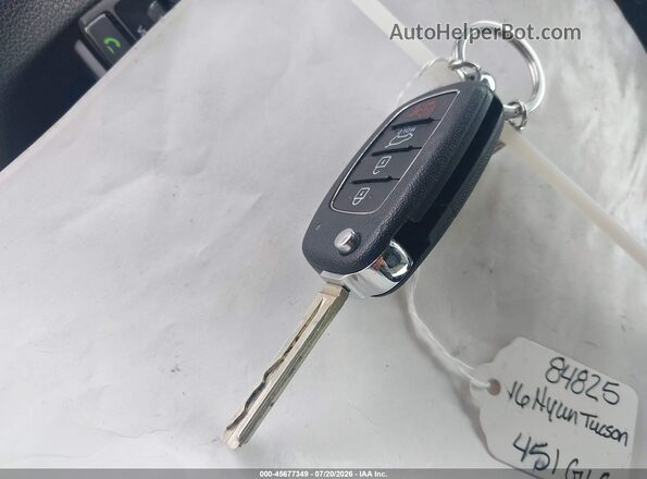 KM8J33A46GU115716 2016 HYUNDAI TUCSON Blue Dashboard view