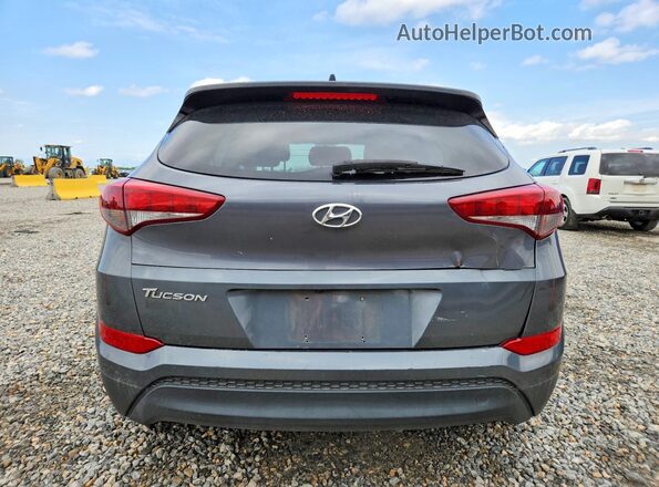 KM8J33A46JU691331 2018 HYUNDAI TUCSON Gray Rear view