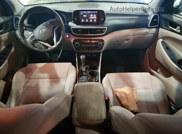 KM8J33A46LU101678 2020 HYUNDAI TUCSON White Առջևի վահանակի տեսք