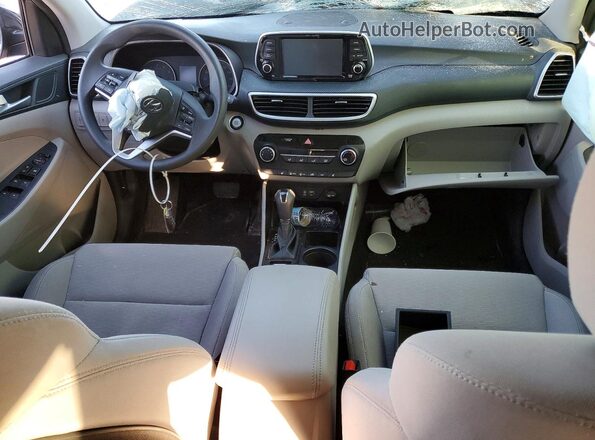 KM8J33A46LU115256 2020 HYUNDAI TUCSON Черный Вид панели приборов