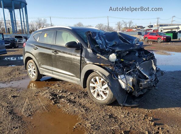 KM8J33A46LU115256 2020 HYUNDAI TUCSON Черный Передняя правая четверть
