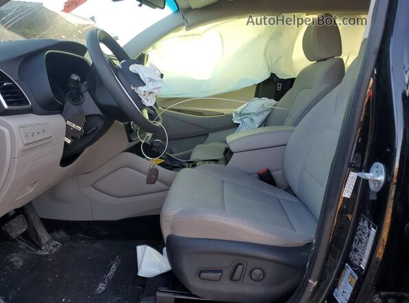KM8J33A46LU115256 2020 HYUNDAI TUCSON Черный Вид салона спереди