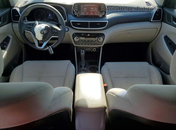 KM8J33A46MU320609 2021 HYUNDAI TUCSON White Widok deski rozdzielczej