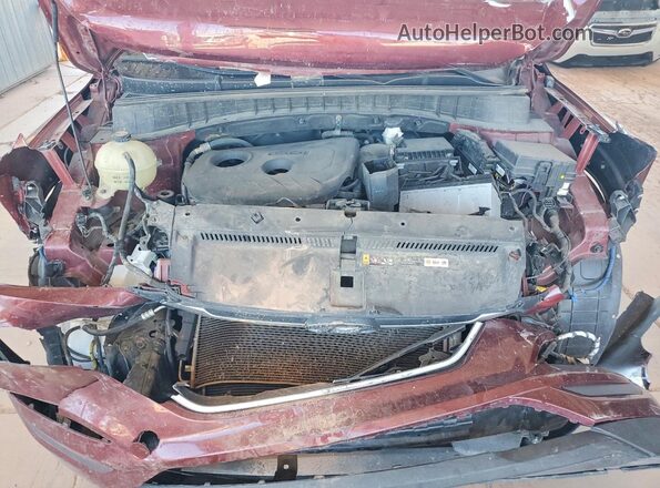 KM8J33A47HU330989 2017 HYUNDAI TUCSON Maroon Շարժիչի բաժամունքի տեսք
