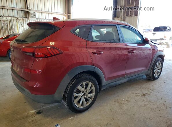 KM8J33A47MU387882 2021 HYUNDAI TUCSON Красный Задняя правая четверть