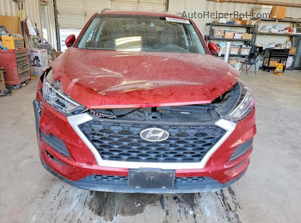 KM8J33A47MU387882 2021 HYUNDAI TUCSON Красный Вид спереди