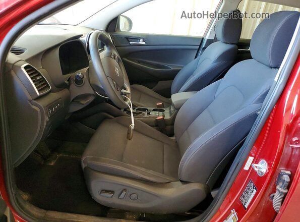 KM8J33A47MU387882 2021 HYUNDAI TUCSON Красный Вид салона спереди