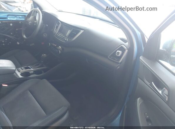 KM8J33A48GU197934 2016 HYUNDAI TUCSON Blue Вид салону спереду