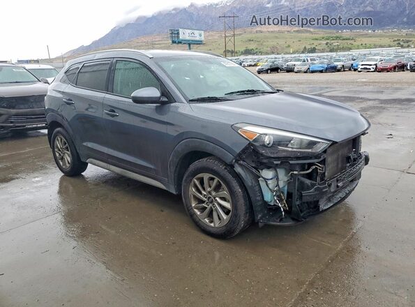 KM8J33A48JU735460 2018 HYUNDAI TUCSON Серый Передняя правая четверть