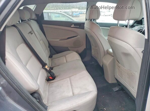 KM8J33A48JU735460 2018 HYUNDAI TUCSON Серый Вид задних сидений