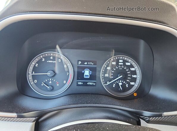 KM8J33A49LU168677 2020 HYUNDAI TUCSON Black Առջևի վահանակի տեսք