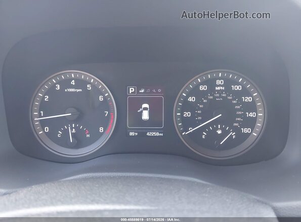 KM8J33A4XGU200221 2016 HYUNDAI TUCSON Silver Widok tylnych siedzeń