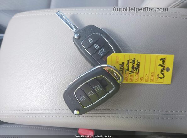 KM8J33A4XGU200221 2016 HYUNDAI TUCSON Silver Widok deski rozdzielczej