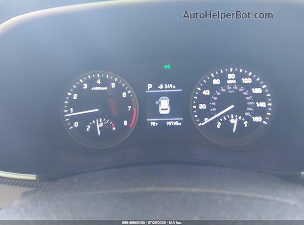 KM8J33A4XKU021458 2019 HYUNDAI TUCSON White Vista de los asientos traseros