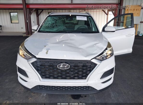 KM8J33A4XKU021458 2019 HYUNDAI TUCSON White Vista frontal