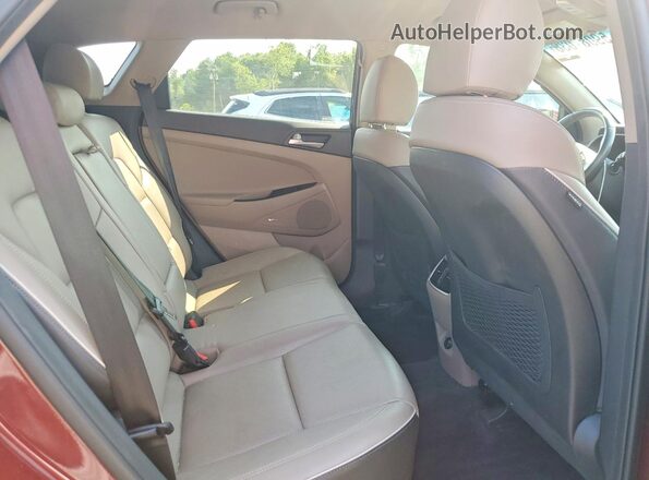 KM8J33AL0KU000285 2019 HYUNDAI TUCSON Red Вид задньої частини салону