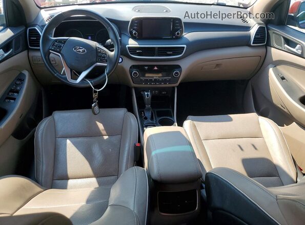 KM8J33AL0KU000285 2019 HYUNDAI TUCSON Red Вид панелі приладів