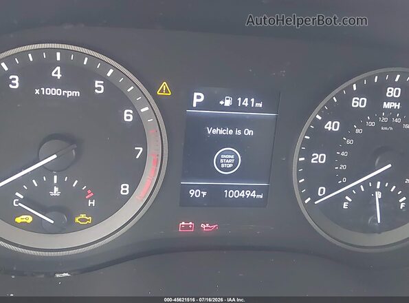 KM8J33AL1KU929949 2019 HYUNDAI TUCSON Белый Вид задних сидений