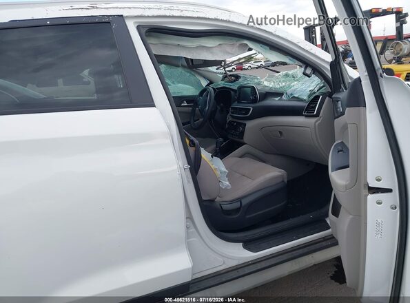 KM8J33AL1KU929949 2019 HYUNDAI TUCSON Белый Вид салона спереди