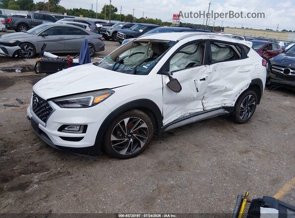 KM8J33AL1LU091410 2020 HYUNDAI TUCSON White Przód lewy