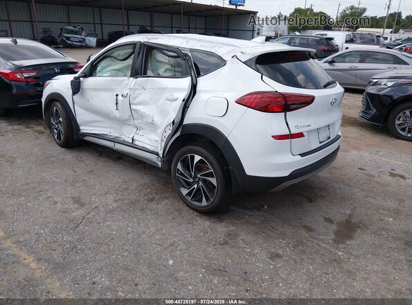 KM8J33AL1LU091410 2020 HYUNDAI TUCSON White Tył lewy