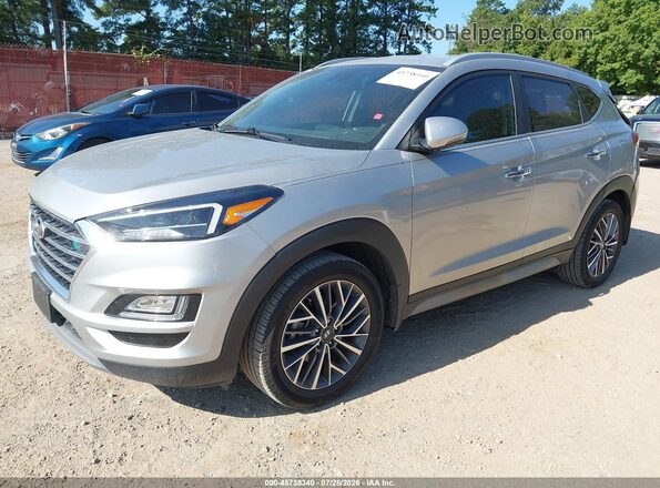 KM8J33AL1MU315616 2021 HYUNDAI TUCSON Серебряный Передняя левая четверть