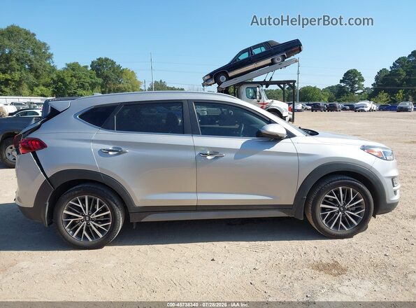 KM8J33AL1MU315616 2021 HYUNDAI TUCSON Серебряный Вид задней части салона