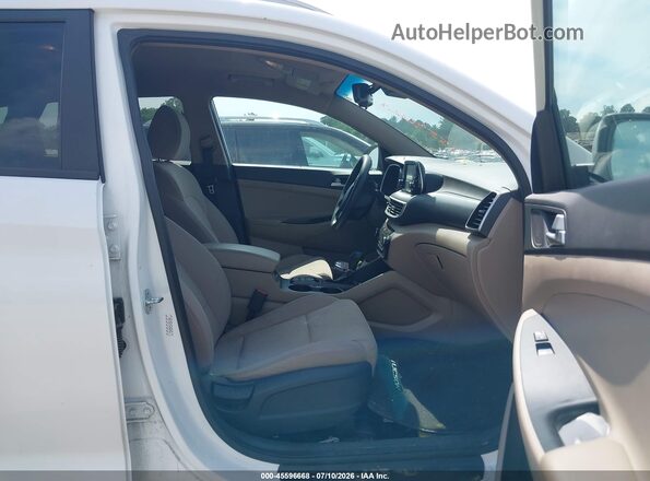 KM8J33AL1MU362919 2021 HYUNDAI TUCSON White Սալոնի դիմացի տեսք