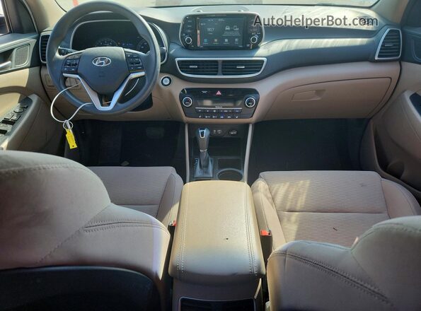 KM8J33AL2KU901478 2019 HYUNDAI TUCSON White Dashboard view