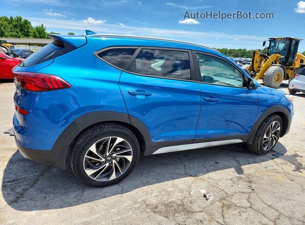 KM8J33AL2KU981414 2019 HYUNDAI TUCSON Blue Trasero derecho